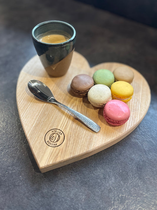 Planche " COEUR " en Frêne