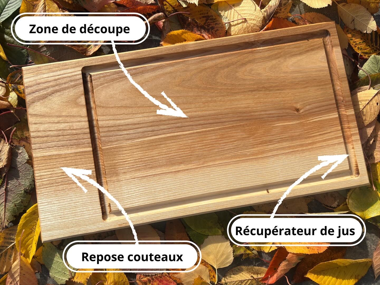 Planche " RUSTIQUE " en Frêne