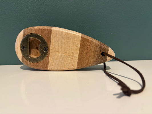 Décapsuleur multicolore - Sipo et Frêne